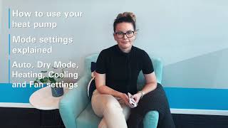 How to use the modes on your Daikin Heat Pump [upl. by Notgnimer]