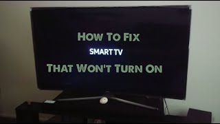 How to fix a Smart TV that wont turn on [upl. by Enimassej]