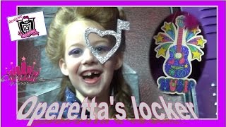 Real Live Monster High  Operettas Locker  Creative Princess [upl. by Cissej]