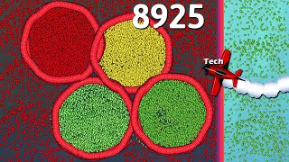 Snakeio King Red Edge 540 Snake Earn Big Score in 4 Circle🐍Epic Snake Game snakeio snakegame [upl. by Violet]