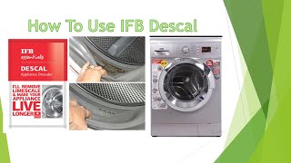 How to use ifb descale powder  ifb essentials descal appliance descaler  Tips N Triks [upl. by Ginnie]