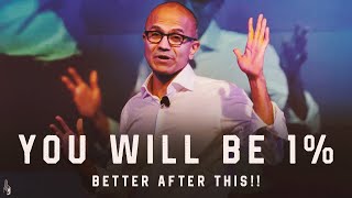 Unlock Success Learn from Satya Nadellas Inspiring Journey  Microsoft  1 Minute Motivation 1min [upl. by Garwin739]