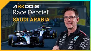 Why did we struggle in highspeed corners  2024 Saudi Arabian GP F1 Akkodis Race Debrief [upl. by Hannah468]