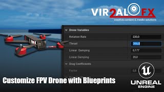 Create a Custom Drone with the FPV Drone Assetpack in UNREAL ENGINE [upl. by Luigi]