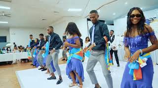 Bloque  fally ipupa Congolese Wedding Dance Perfomance Ishara amp Zabibu [upl. by Heady]