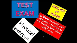 3 Make six sentences using parts of sentences from each column of the table below [upl. by Aznaed672]