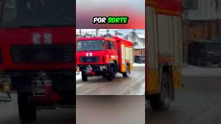 Os bombeiros apareceram para resgatála 👏❤️ [upl. by Irok]