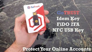 GoTrust Idem Key Fido2 U2F NFC USB Key [upl. by Anoiek603]