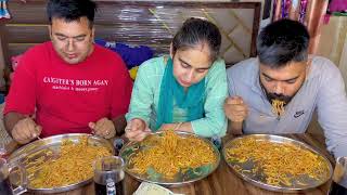 Noodles eating challenge and win rs1500  Punjabi food challenge punjabifoodchallenge [upl. by Dosia]