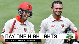 Weatherald Hunt punish Tasmania with historic stand  Marsh Sheffield Shield 201920 [upl. by Kareem934]