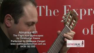 Almansa Guitar Model 401The Flight by Christopher Keane Performed by Giuseppe Zangari [upl. by Strade]