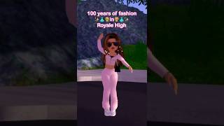 100 years of fashion  Royale High 🧥👗✨ roblox robloxgames fyp royalehighedit royalehigh [upl. by Carley]