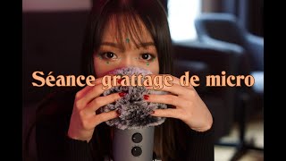 🍁 ASMR  On chouchoute le micro grattage bonnette en mousse et en fourrure bruit de locéan 🍁 [upl. by Nnyleimaj840]