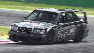 Mercedes 190E 2516 Evolution II w DTM Mods  Accelerations amp Fly Bys on Track [upl. by Armalda]