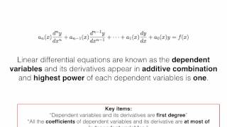 Classification of Linear or Nonlinear Differential Equations [upl. by Ricca]