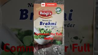 Brahmi Herbal🌿Powder for haircarehairfallcontroltips naturalcareayurvedabeautytipsviralshorts [upl. by Akselaw]