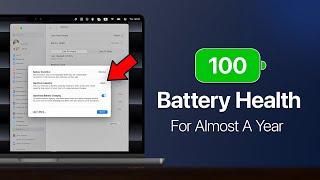 The ONLY Way To Maintain 100 MacBook Battery Health [upl. by Neetsirk]