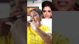 Face Exercise Yoga by Deepika Padukone double chin exercise faceexercise 😀😀😀 faceexercise short [upl. by Elocyn]