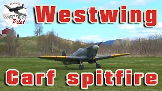 Carf Spitfire at Westwings spring flyinn [upl. by Beeck376]