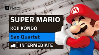 Super Mario Bros  Sax Quartet [upl. by Eustace]