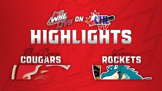 Prince George Cougars at Kelowna Rockets 102  WHL Highlights 202425 [upl. by Irra]