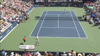 Andy Roddick Vs Gilles Muller Atlanta Final 2012 Highlights HD [upl. by Mirna439]