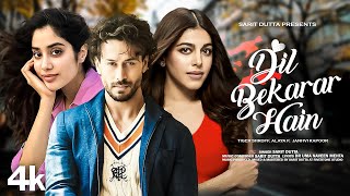 New Song 2024  Dil Bekarar Hain  Tiger Shroff  Janhvi Kapoor  Alaya F  Hindi Romantic Song [upl. by Esalb336]