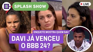 🚨BBB 24 Davi se incomoda com Fadas Buda x Isabelle Fernanda desabafa  ENQUETE AO VIVO CHOCA [upl. by Bernardi232]