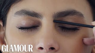 How to Shape Your Eyebrows  Glamour [upl. by Nyrol229]