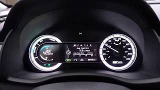 Kia Niro Winter driving economy  Instant fuel economy display use [upl. by Kinnon716]