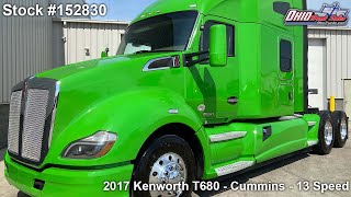 2017 KENWORTH T680  152830  SOLD [upl. by Stromberg711]