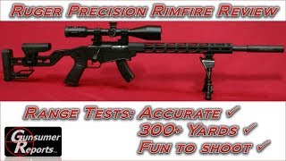 Ruger Precision Rimfire Rifle Review Part 5  Range Tests [upl. by Gasper]