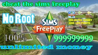 Cara cheat the sims freeplay 100 pasti bisa [upl. by Akkinahs]