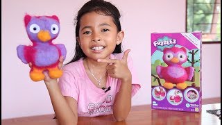 Unboxing Mainan Anak Fuzzeez  Membuat Boneka Burung Hantu  Make Your Own Owl with Fuzzezz [upl. by Ilarrold]