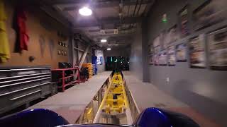 Six Flags Magic Mountain WEST COAST RACERS Night Time POV [upl. by Eoin]