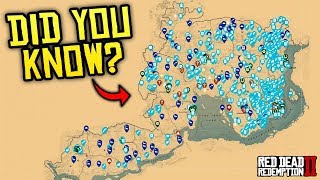 Red Dead Redemption 2 DID YOU KNOW  The Map that Shows EVERYTHING Important [upl. by Noble566]