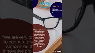 Safilo is coming up with smart glasses with Amazons alexa under the brand carrera eyewear [upl. by Anez96]