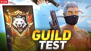 GUILD TEST DAY 4 FOR SG 😍 1 vs 1 HARDEST TESTING 🥵 nonstopgaming free fire live [upl. by Aketal]