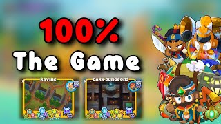 BTD6 True 100 Completion Today  Expert CHIMPS amp Coop [upl. by Muraida318]