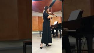 Mozart Violin Concerto 3 Mov I  Allegro by Rebecca Villalta  July 10 2018 [upl. by Naomi]