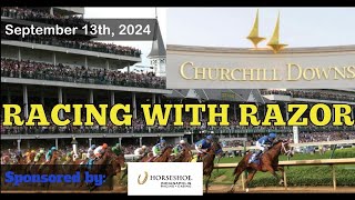 LIVE Horse Racing Handicapping  Churchill Downs  Belmont at the Big A  Gulfstream  Fri Sept 13th [upl. by Kalindi584]