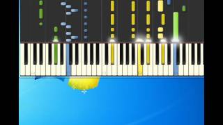 Lovin each day Ronan Keating Piano tutorial by Synthesia [upl. by Channa]