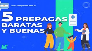 5 Prepagas Baratas y Buenas  Comparación [upl. by Wait]