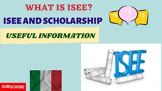 ISEE Document for Scholarship in Italian University Requirements Study in Italy [upl. by Catriona783]