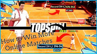 Top 500 Ranked TopSpin 2K25 Player vs Player Gameplay  Gameplay Tutorial  World Tour [upl. by Crawford]