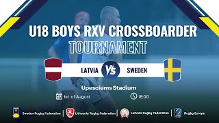 U18 Rugby XV Latvia VS Sweden [upl. by Kanor292]