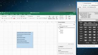 FIN3403 Using Excel as a TVM calculator [upl. by Katusha]