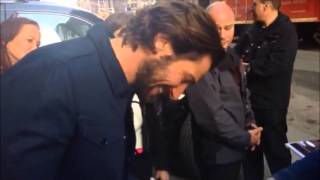 Michiel Huisman Has Fun With Fans [upl. by Margot]