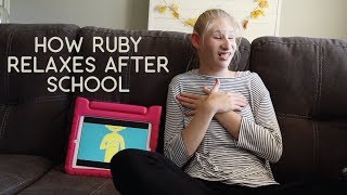 Rubys Relaxing After School Routine 🧘🏼‍♀️ [upl. by Ilyse]