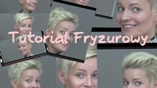 FRYZURY DLA KROTKICH WLOSOW  TUTORIAL [upl. by Lilybel]